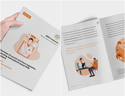 Whitepaper Design branding design icon illustration indesign logo medical medicine oud paper patients photoshop print print design vector white paper whitepaper