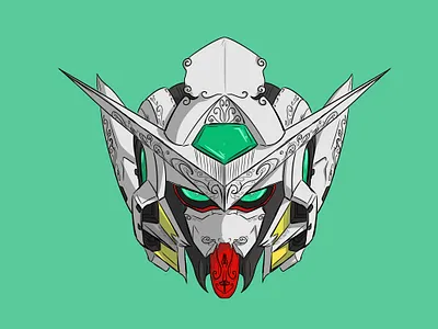 gundam (Exia) nusantara animeart cultural digital illustration gundam icon illustration mecha