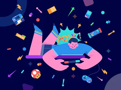 Nintendo Fanboys Illustration character character design colorful design fanboy fans flat design flat illustration fun game game art game design gameboy gamer illustration nintendo nintendoswitch pop pop art vector