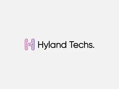 Hyland Techs. Logo creative logo h logo minimalist logo technology logo