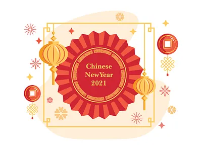 Chinese New Year art chinese new year chinese new year 2021 dancing lion design illustration vector year of ox