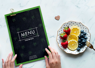 Mexican Menu Bi fold Brochure Design Template design illustration latest psd psd mockup