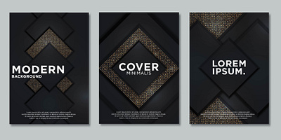 cover design template set.