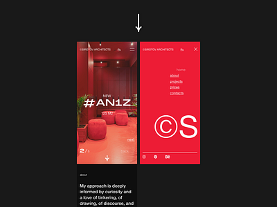 Sirotov Studio architecture mobile webdesign