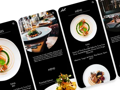 Restaurant App Mockup app app design restaurant restaurant app ui ui design ux uxdesign uxui uxuidesign