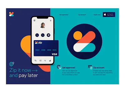 Zip app design creative lead design ux ui website