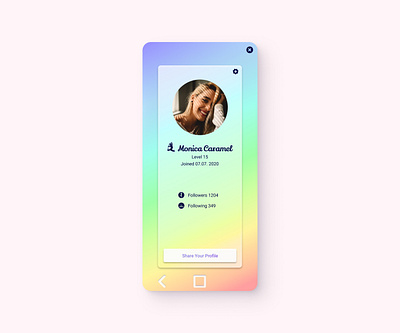 Daily UI Challenge #006 006 dailyui user profile yoga