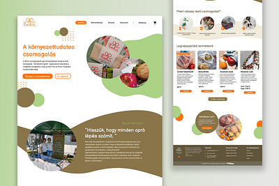 Webshop Design for BEKA eco-packaging design flat illustration typography ui web website