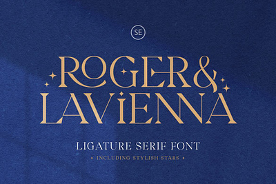 Roger & Lavienna digitalart font seriffont typeface typography