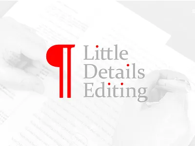 Little Details Editing alberta branding calgary canada community design details editing edition editor editorial design flat icon little logo logo design minimal north america type typography