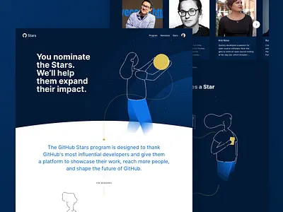 GitHub Stars codegram github ui ui design user interface ux