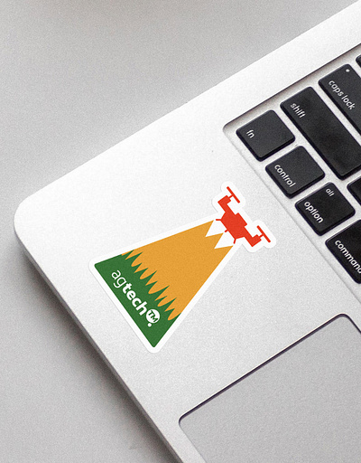 AgTechTM sticker branding logo print design sticker