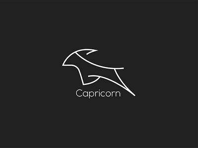 Capricorn mark branding design flat graphic design icon illustration illustrator logo minimal vector