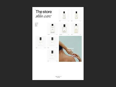 The store Issue 82 categorypage e commerce ecommerce layout minimal shop shopify typography ui ux web webdesign