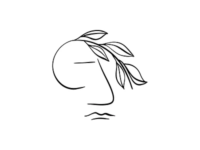 Greek Style Minimal Tattoo / Logo Design body art greek illustration leaf leaves line art logo logo design minimal sketching tattoo tattoo design