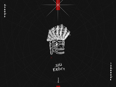 Eastern 01 album artwork black black white branding dribbble east eastern helmet illustration illustrator indonesia landing page logo mask papua poster sketch white