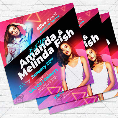 Latin Party - Flyer PSD Template club design club flyer latin latin dance latin party party flyer party night party psd psd club flyer sexy night