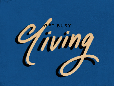 Get Busy Living design dribbbleweeklywarmup graphicdesign handlettered handlettering lettering living newyear photoshop procreate resolution typography