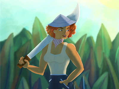 lighting and shadow lighting procreate shadow woman illustration