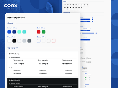 COAX Mobile Design System - Part 2 design design system mobile mobile design mobile ui ui uiux ux