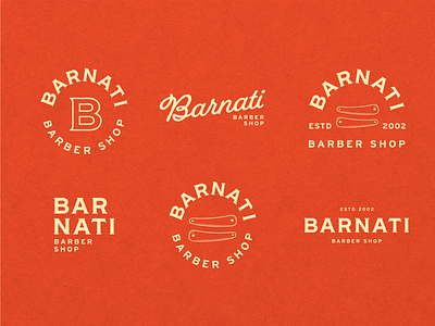 Barnati Barber Shop | Visual Identity barber logo barber shop barbershop beard brand identity design branding design haircut logotype visual identity