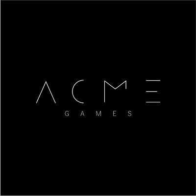 Logotype ACME games design logo