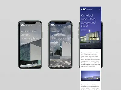 ABK Architects DribbleMob architect business cinema 4d design figma ui ui design ux ux design web design