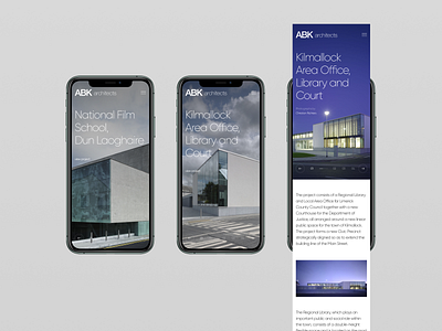 ABK Architects DribbleMob architect business cinema 4d design figma ui ui design ux ux design web design