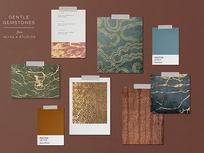 Gentle Gemstones Collection Collage background art background design gold foil golden marble license marble vectors marbled texture naturalistic organic design sliced geodes surface design textured backgrounds textures vectors