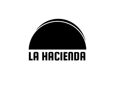 Logo La Hacienda art brand branding design direction food graphic illustraion illustration art illustrations logo logodesign logotype tacos typography