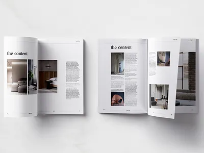 Interior Magazine architecture design editorial graphic design interior interior architecture layout minimalist print design typography