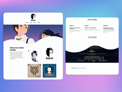 Artist Company - Website app branding design graphic illustration minimal ui ux vector web