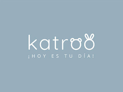 Katroo logotype baby baby shop branding children design illustrator logo typography vector