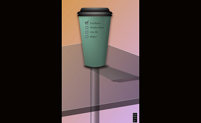 Order to go. affinity designer coffee coffee cup design