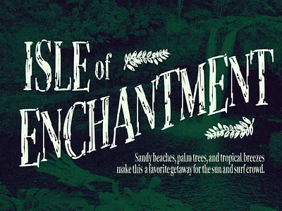 The Phantom Isles: Retro Tiki Font 50s brush fonts hand drawn handmade handwritten holiday kids logo logo type movie titles pirates retro symbols tikifont titles tropical tropics vintage