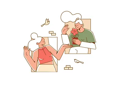 E-Commerce Animated Illustrations — Thank You animated animation art character character design character illustration design digital art e commerce flat illustration illustration art illustration for web illustrator motion motion design motiongraphics shakuro thank you vector