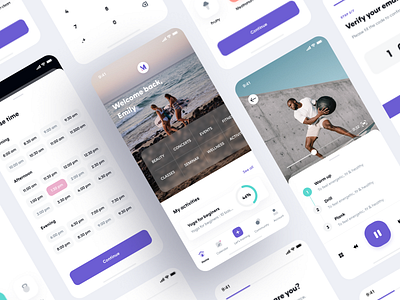 Moocare - Healthcare App activity booking booking app clean ui doctor doctor app finance fitness app health health and fitness health app health care health tracker healthcare home onboarding schedule sign in ui design ui kit