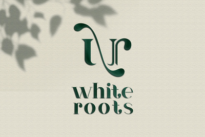 White Roots: Luxury Gifting branding design gifting logo graphic design graphicdesign logo luxury logo midnight green monogram