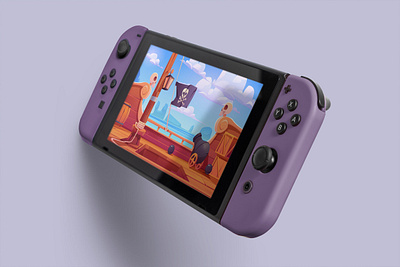 Switch Mockup with editable colors app design app mockup branding console gaming level design mock up mock ups mockup mockups nintendo photoshop psd purple realistic