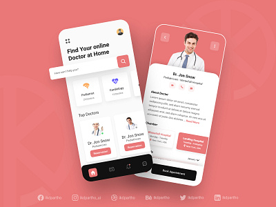 Teletherapy telehealth Mobile app UI Design app appdesign appointment appointment booking appointments behance design doctor doctor app doctor appointment graphicdesign minimal mobile app design mobile ui teletherapy therapy ui ui design uidesign ux
