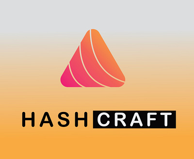 hashcraft icon app design flat h letter typography