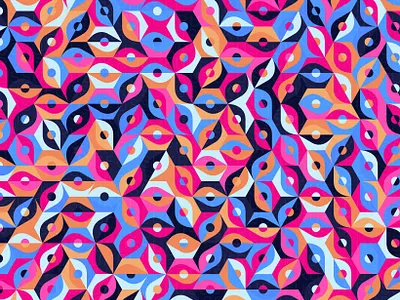 Mercy digital art estampa generative geometric geometry hexagon illustration pattern pattern design vector