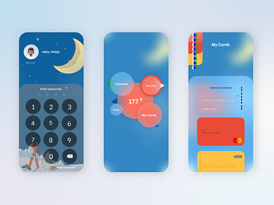 Mobile Bank app banking mobile ui