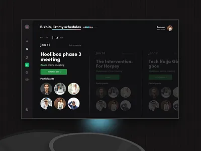 TV Smart Scheduler UI ai app artificial intelligence design designs desktop desktop app desktop design logo minimal operating system os television tv ui ux vector web webdesign
