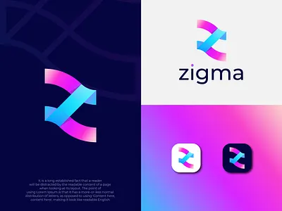 Initial Z Logo Design | Z Logomark abstract art abstract logo alphabet logo app logo brand identity colorful logo creative z logo gradient logo initial z logo letter logo design logo design modern design modern lettering modern logo modern z logo professional logo z letter idea z letter logo z logo design
