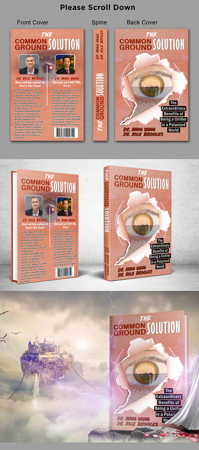 7th Design for The Common Ground Solution Book Cover book book cover book cover desing cover design illustration minimal typography