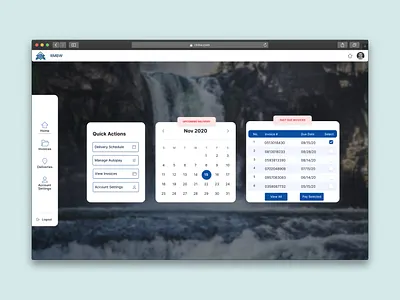 User Portal Redesign - Home Screen app app design design ui ui design ux ux design web design