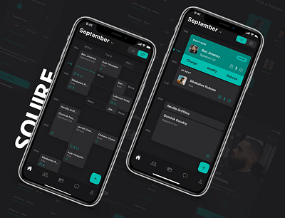 Barbershop android app barbers barbershop branding business calendar crm crm dashboard design ios mobile app ui uikit ux website