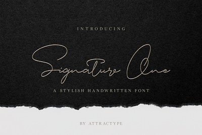 FREE FONT - SIGNATURE ONE - A STYLISH HANDWRITTEN FONT branding calligraphy design display font elegant font fonts free font graphic design handwritten handwritten font lettering luxury modern script script font signature signature font type design typography