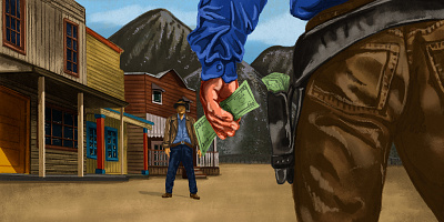 A Standoff envy labs florida illustration ipad money orlando procreate standoff wild west